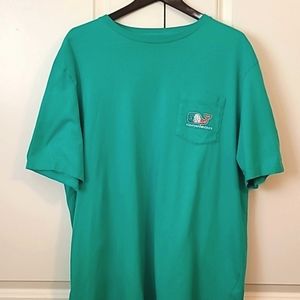 Vineyard Vines St Patrick's Day Whale Pocket Tee - XL - Green - New WITHOUT tags
